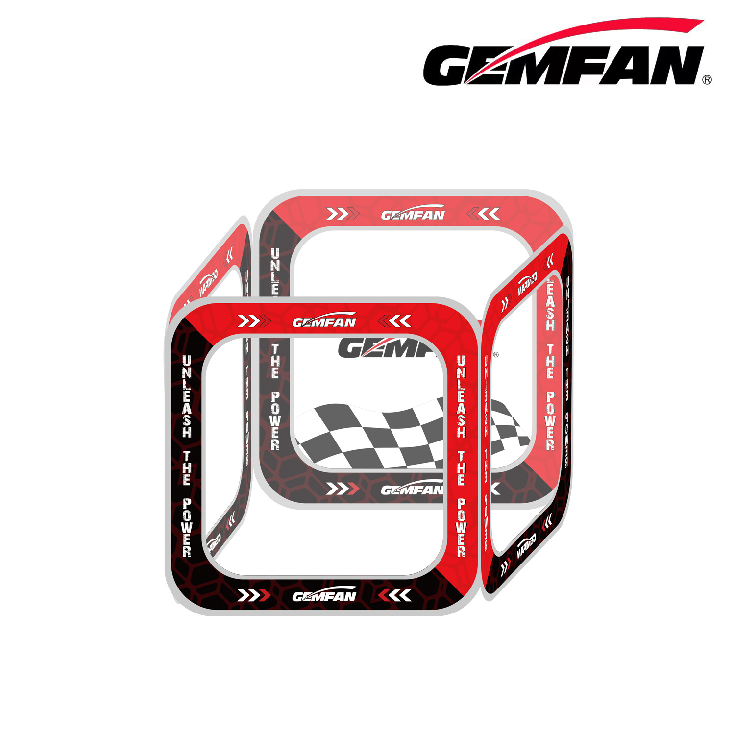 Drone Racing Flag - Gemfan AC-SM-6 FPV Racing Drone Reflective